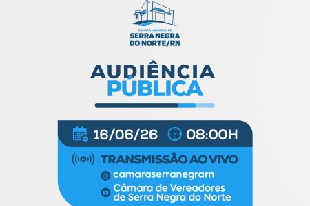 AUDIÊNCIA PÚBLICA | PARTICIPE!
