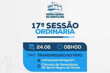 17ª SESSÃO ORDINÁRIA